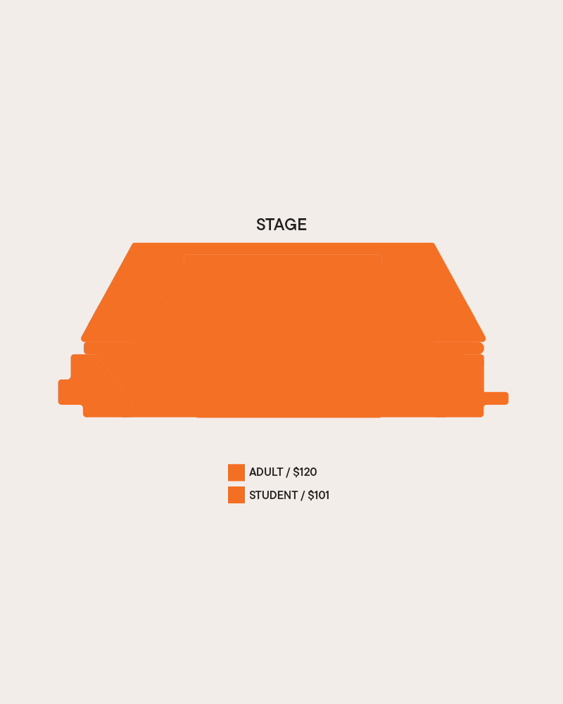 Center Stage Theatre Seating Map