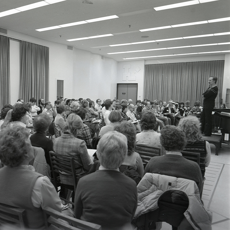 Chorale Rehearsal 1984