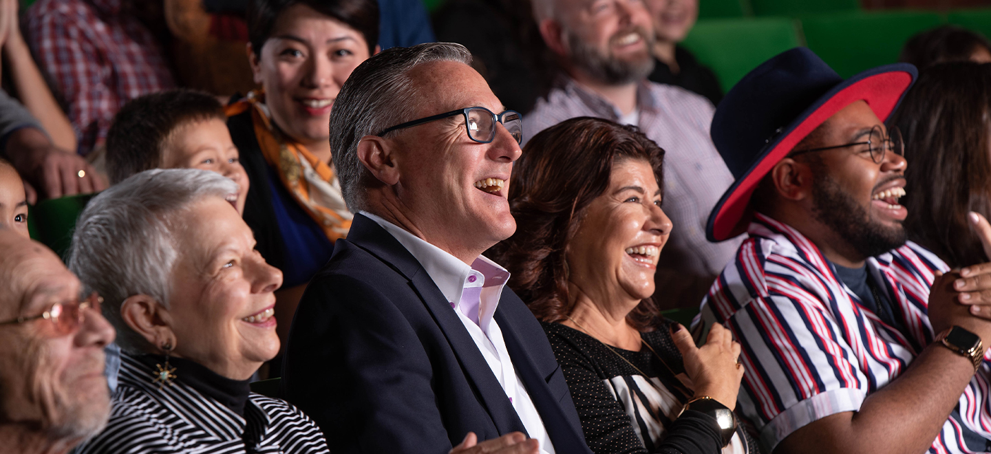 Midland Center Audience Laughing