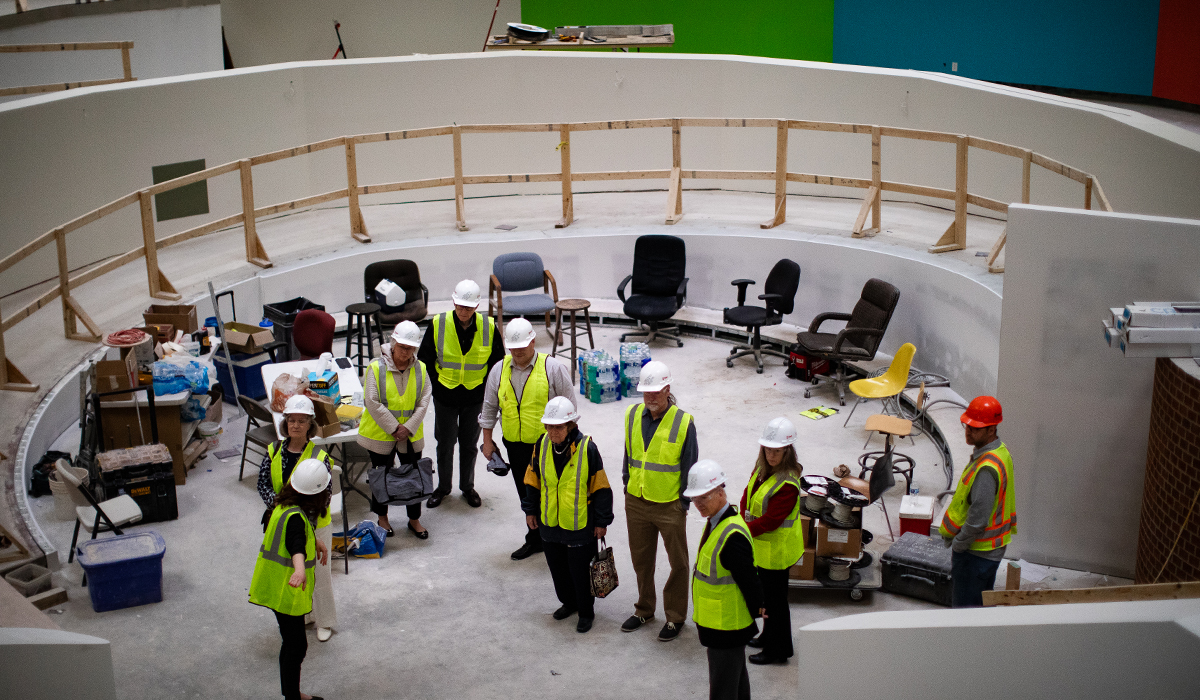 Midland Center Construction Tour