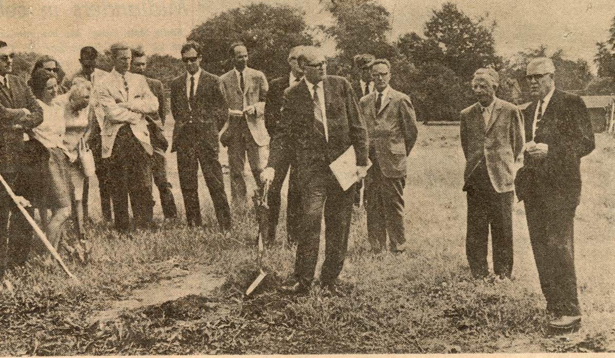 Archival Photo of Midland Center Groundbreaking Ceremony