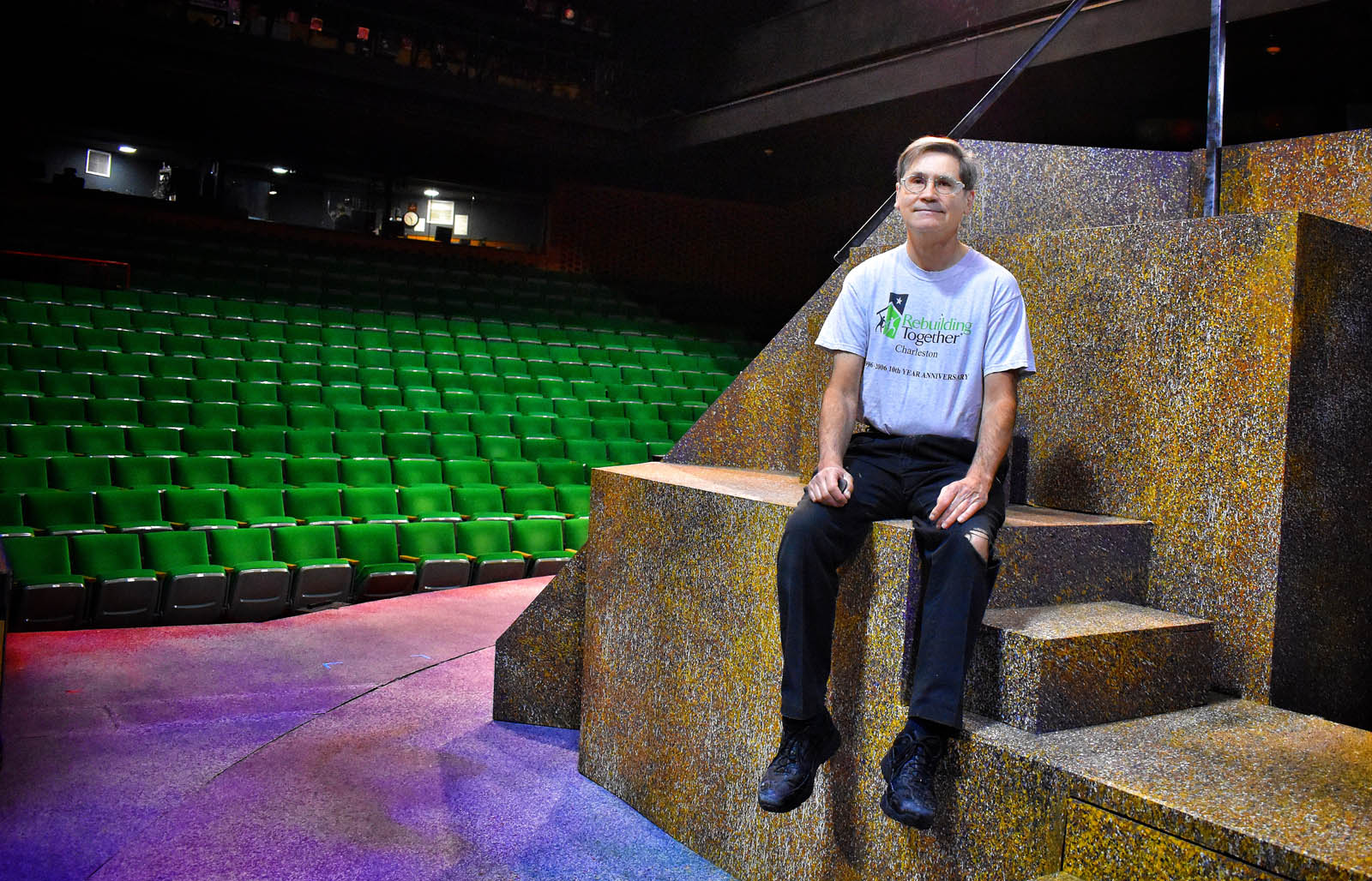 On the Little Theater stage