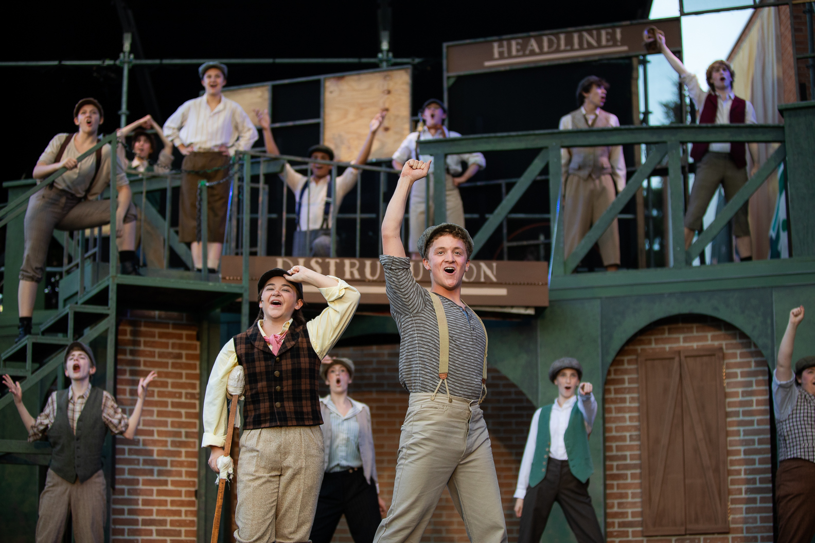 Rising Stars 2024 Newsies / Photos by The Mattesons