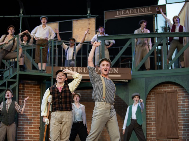 Rising Stars 2024 Newsies / Photos by The Mattesons