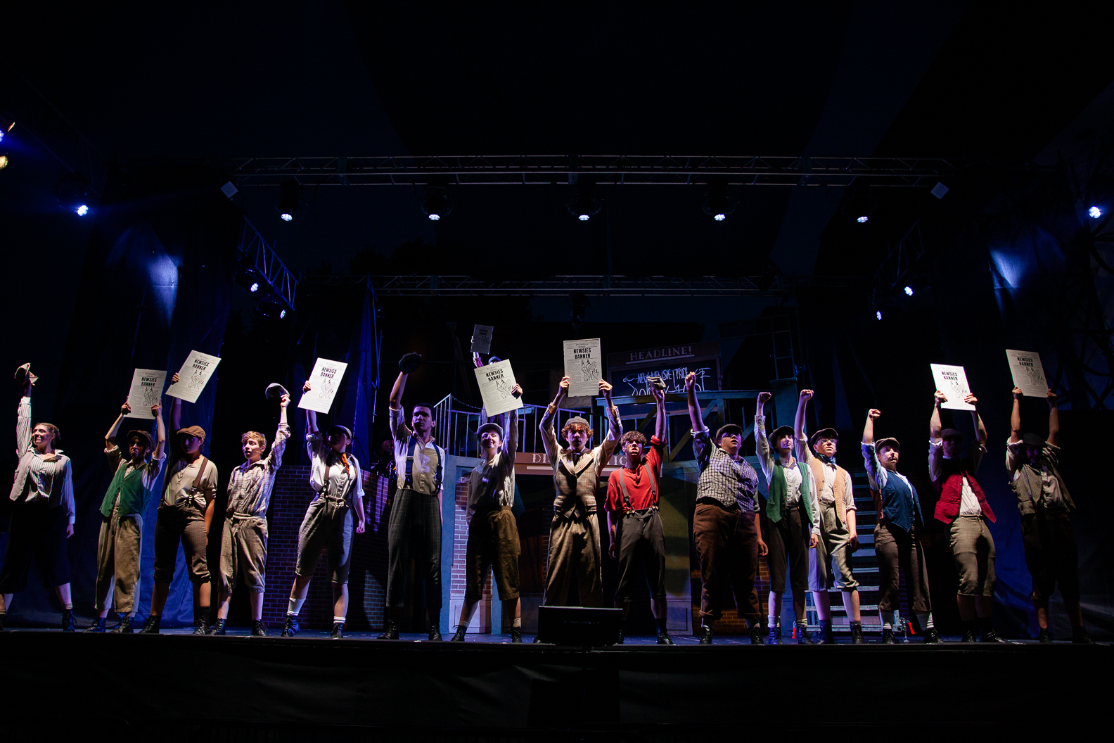 Rising Stars 2024 Newsies / Photos by The Mattesons