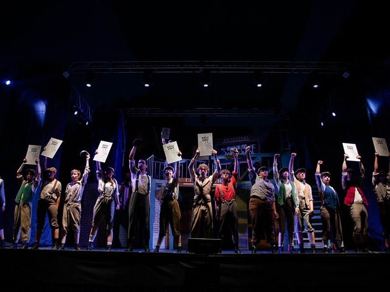 Rising Stars 2024 Newsies / Photos by The Mattesons