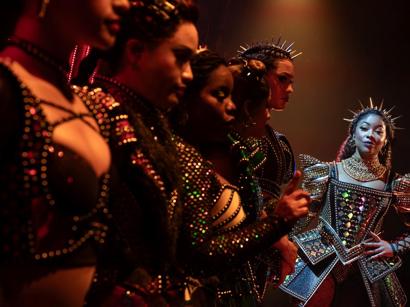 Chani Maisonet as Catherine of Aragon in The North American Tour Boleyn Company of SIX