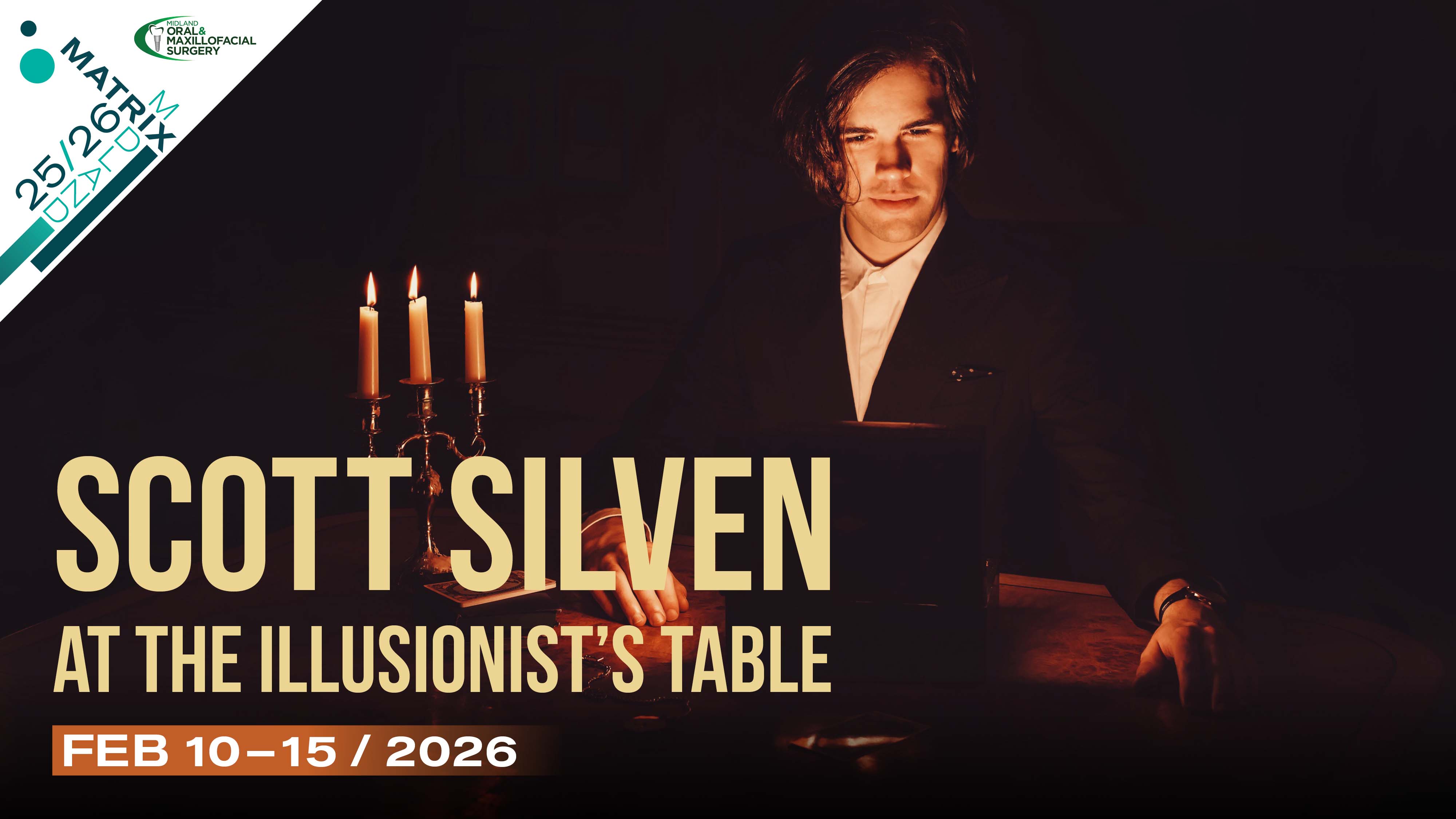 Scott Silven: At The Illusionist's Table at Midland Center for the Arts
