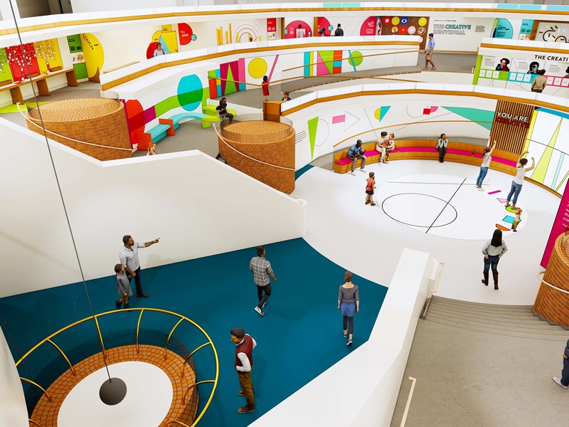 Conceptual image of Center of Possibility renovation