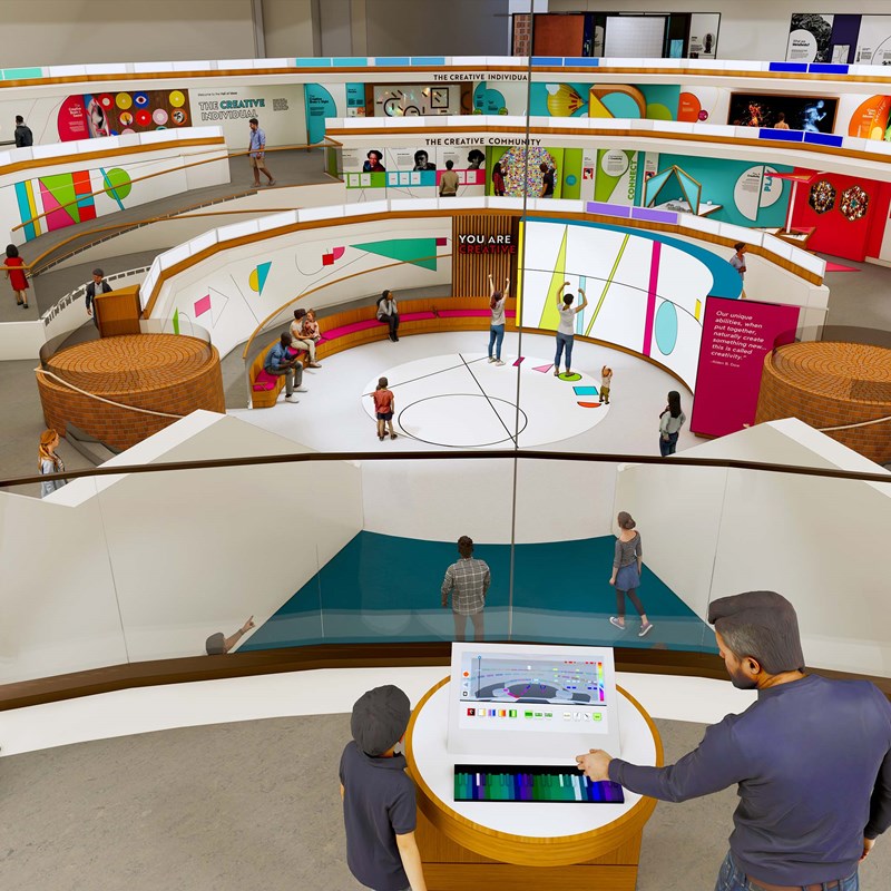 Conceptual image of Center of Possibility renovation