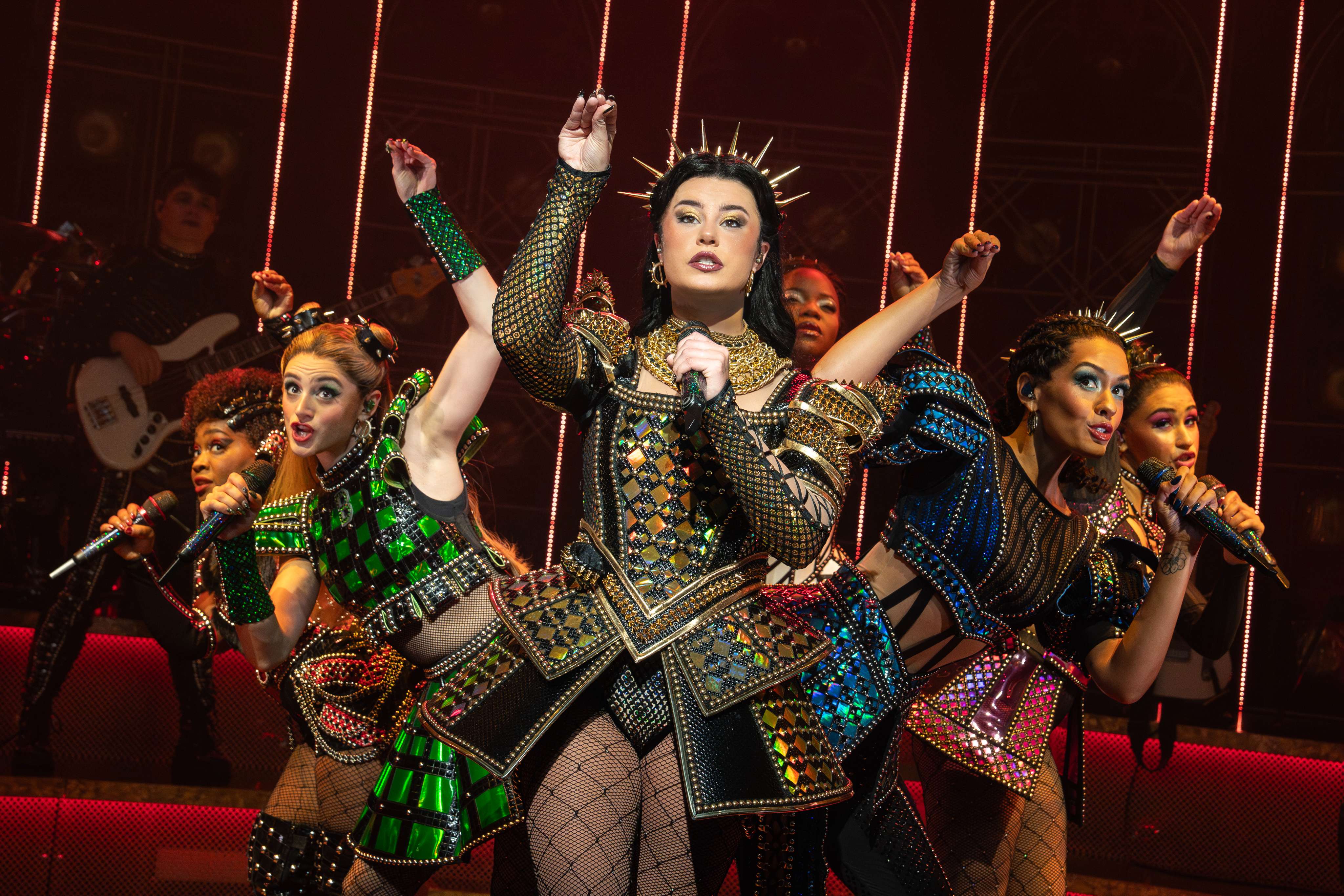 Emma Elizabeth Smith as Catherine of Aragon in The North American Tour Boleyn Company of SIX.