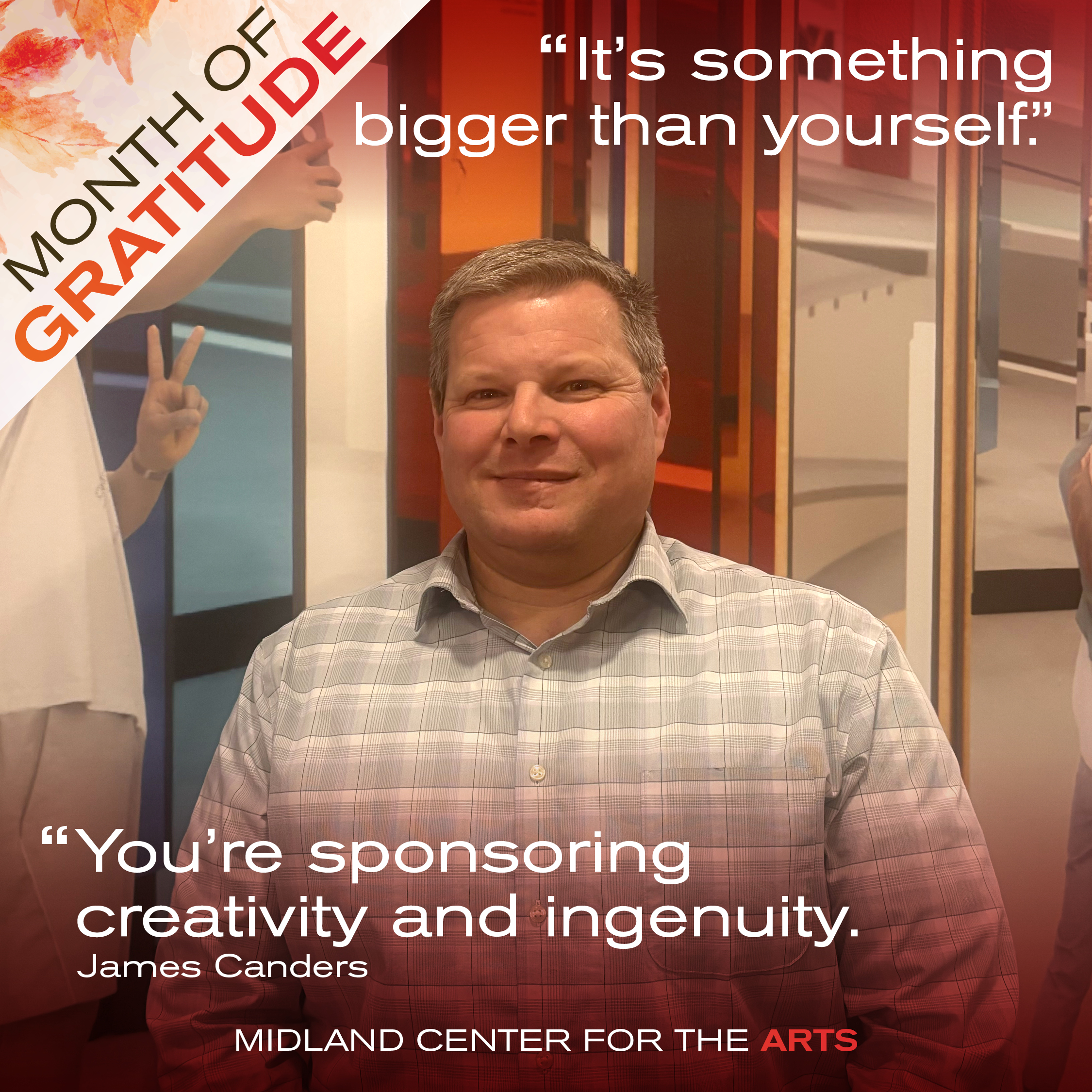 You're sponsoring creativity and ingenuity.