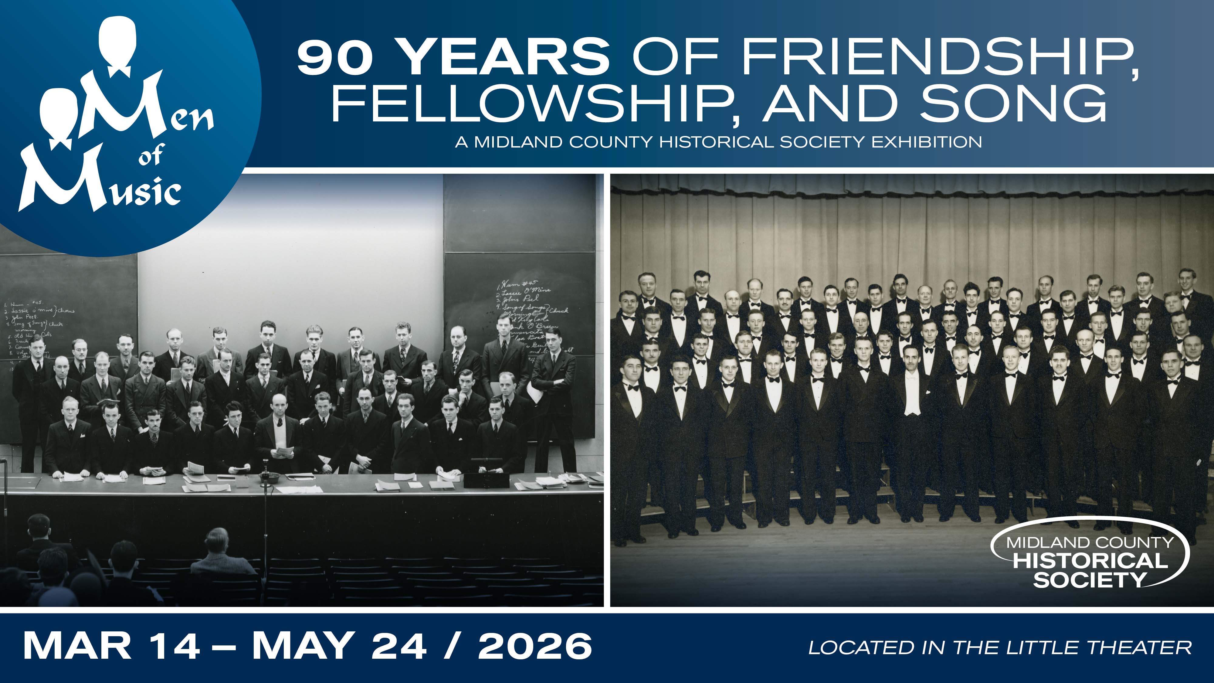 Men of Music history exhibit